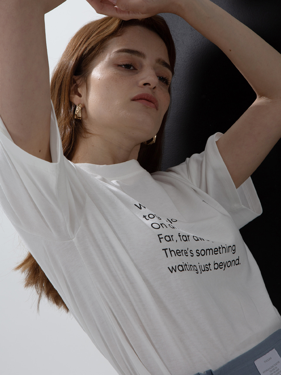 Findplus Lettering T-shirt (white)